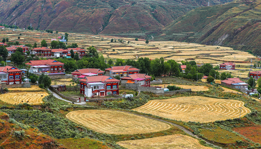 秋日藏鄉美如畫
